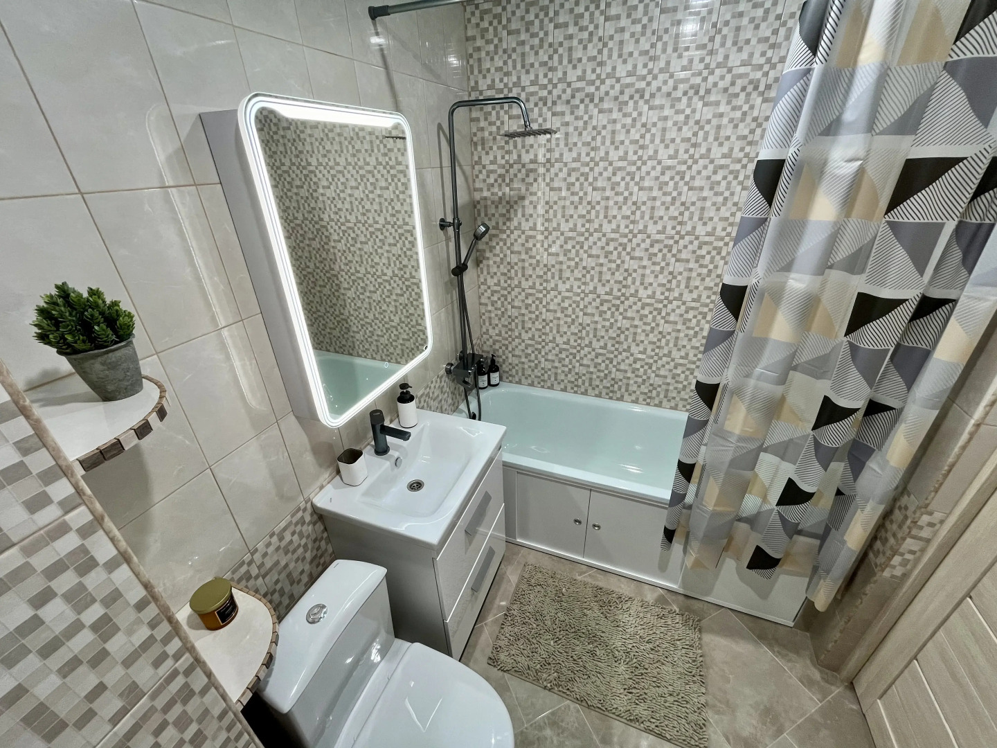 Квартира 1-ком. Бесконтактное заселение Мкр. Центр Odeyalkin