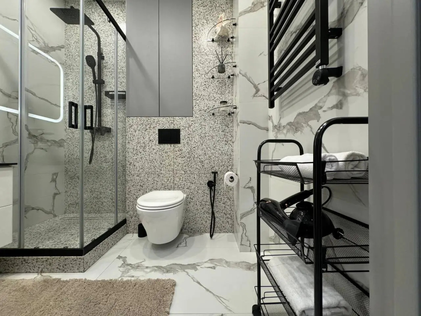 Апартаменты Lalapart Modern classic с видом на город у метро Дмитровская