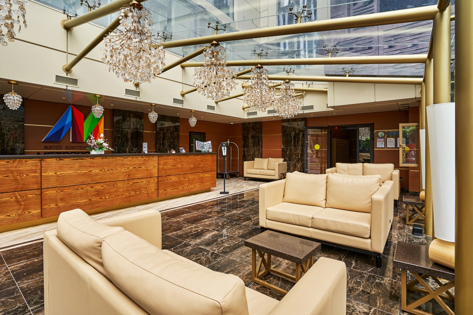 Апартаменты Метрополь Lamare Трехкомнатные с Балконом и Бассейном на Крыше