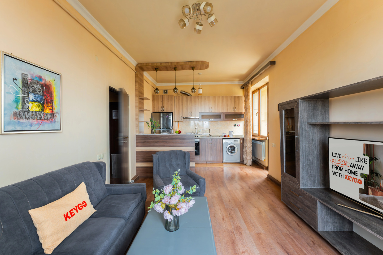 Апартаменты 1BR/Double Balcony/Sunset View/Self checkin/Keygo 42