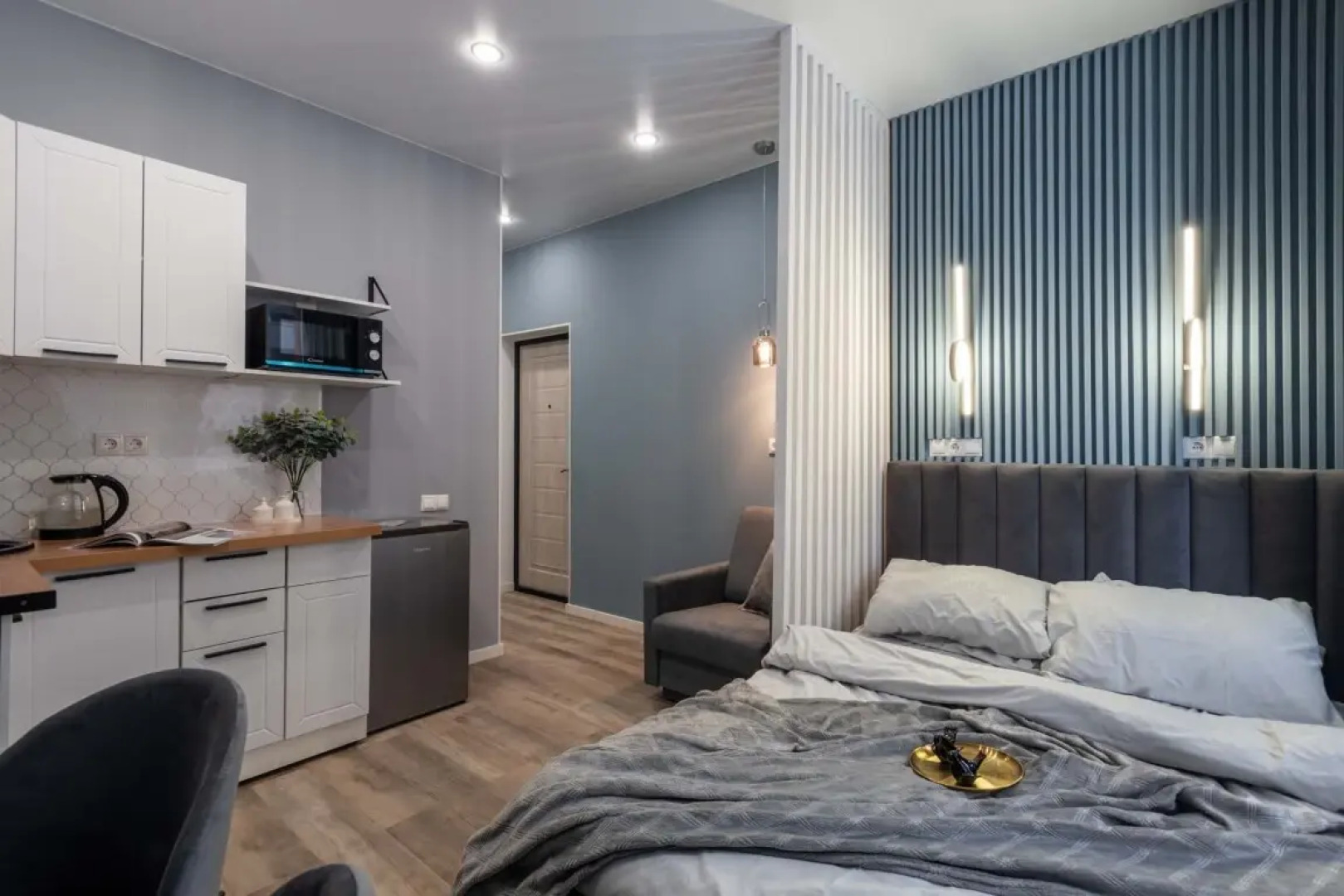 Апартаменты Студия с Видом на Город в ЖК Одинград