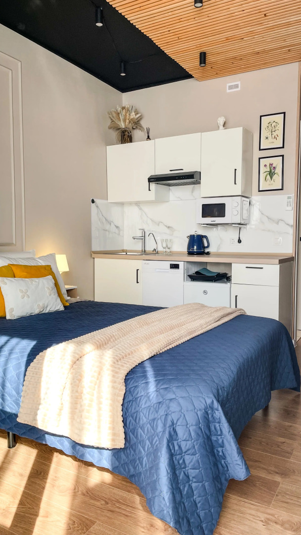 Квартира Современная и уютная студия с дизайнерским ремонтом в ЖК Самовароff