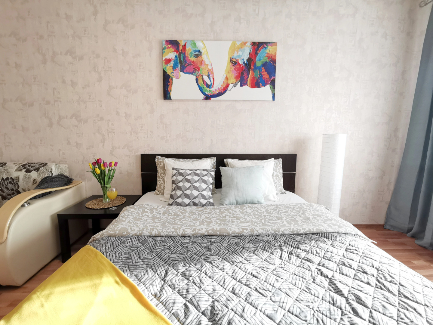 Апартаменты Уютная с видом на Волгу