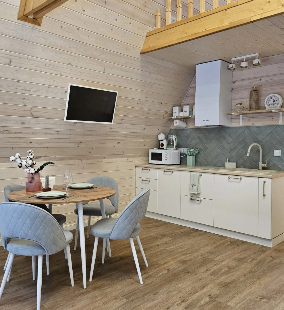 Частный дом светлый А-фрейм