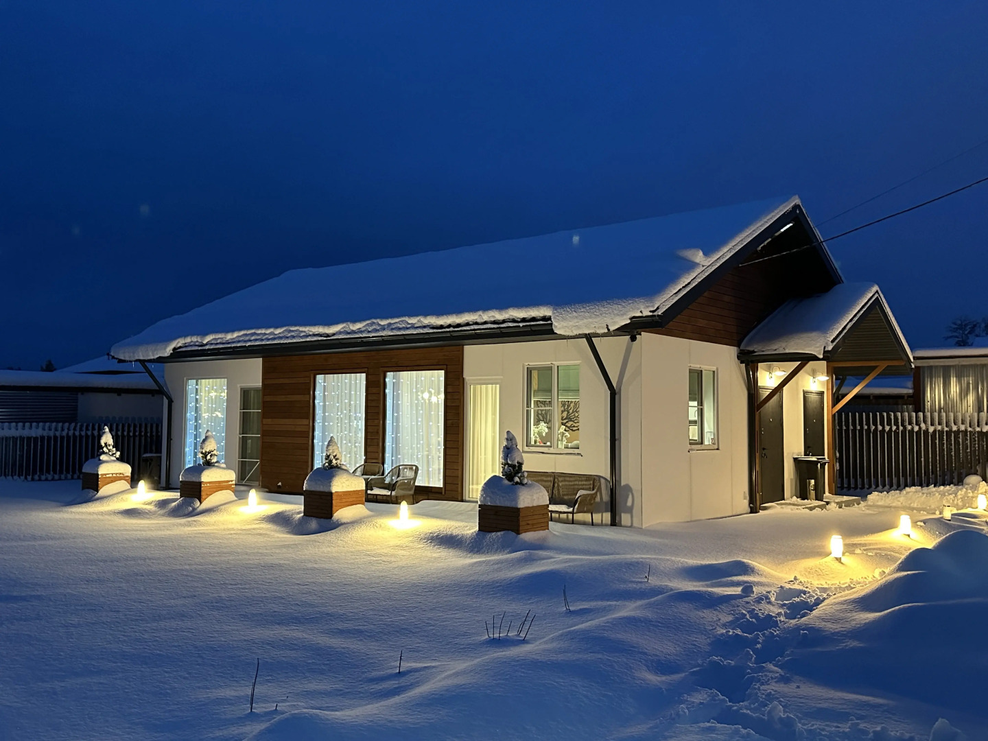 Частный дом Ютно с баней и купелью до 8 Гостей у Финского залива