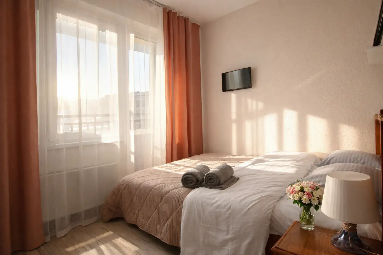 Апартаменты Уютно как дома с балконом