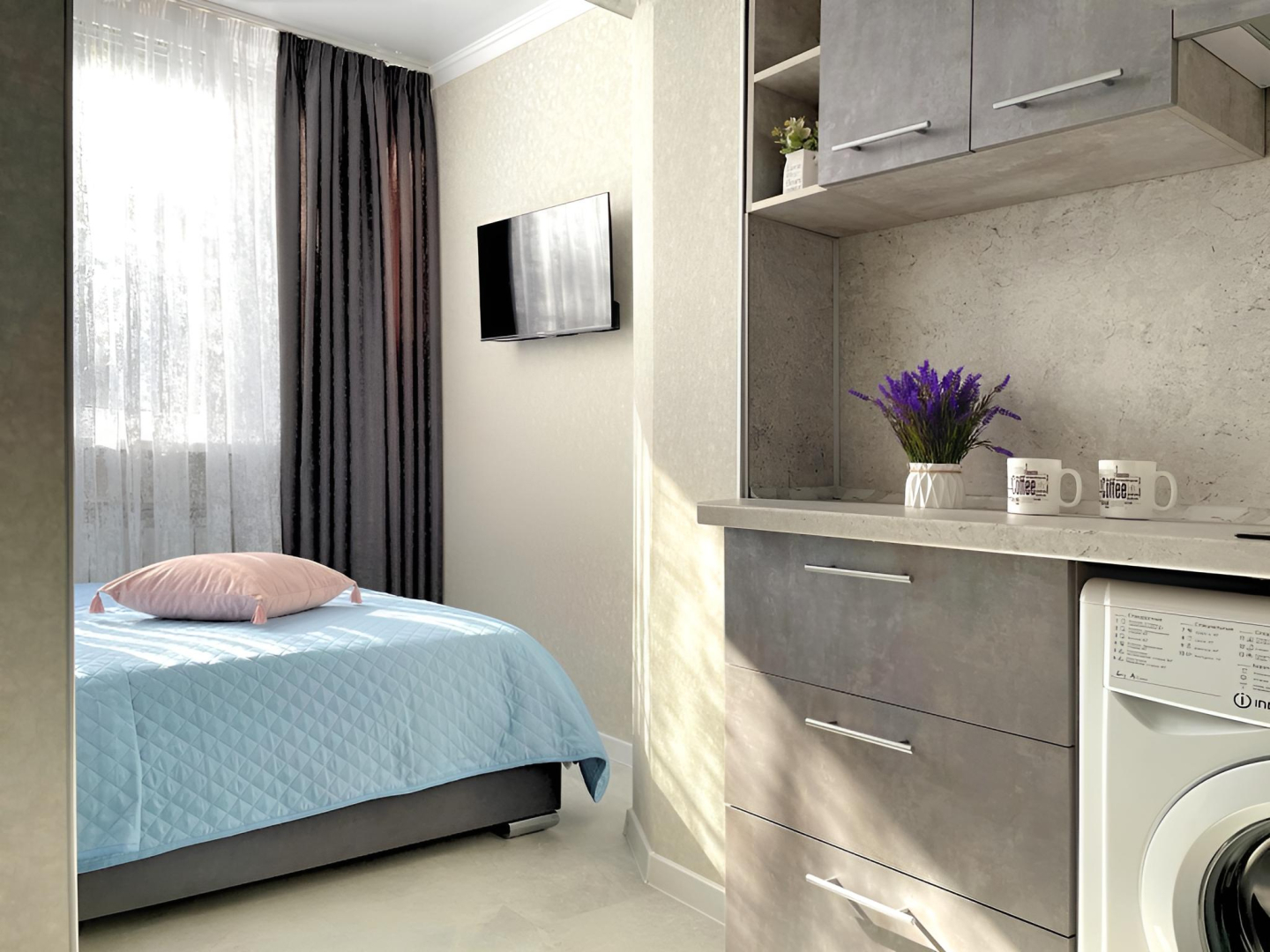 Квартира студия Ромашка мини