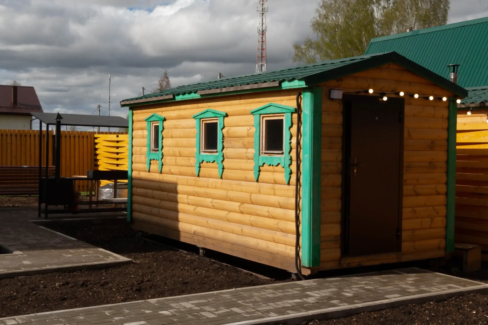 Частный дом Уютный с Баней