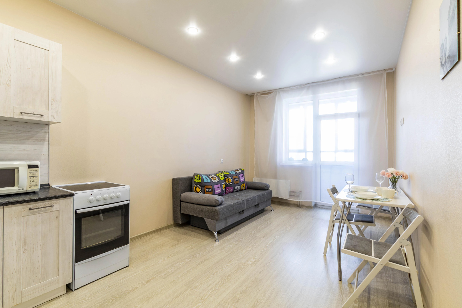 Квартира Евродвушка BeGuest Возле м. Ботаническая Для 4х Гостей