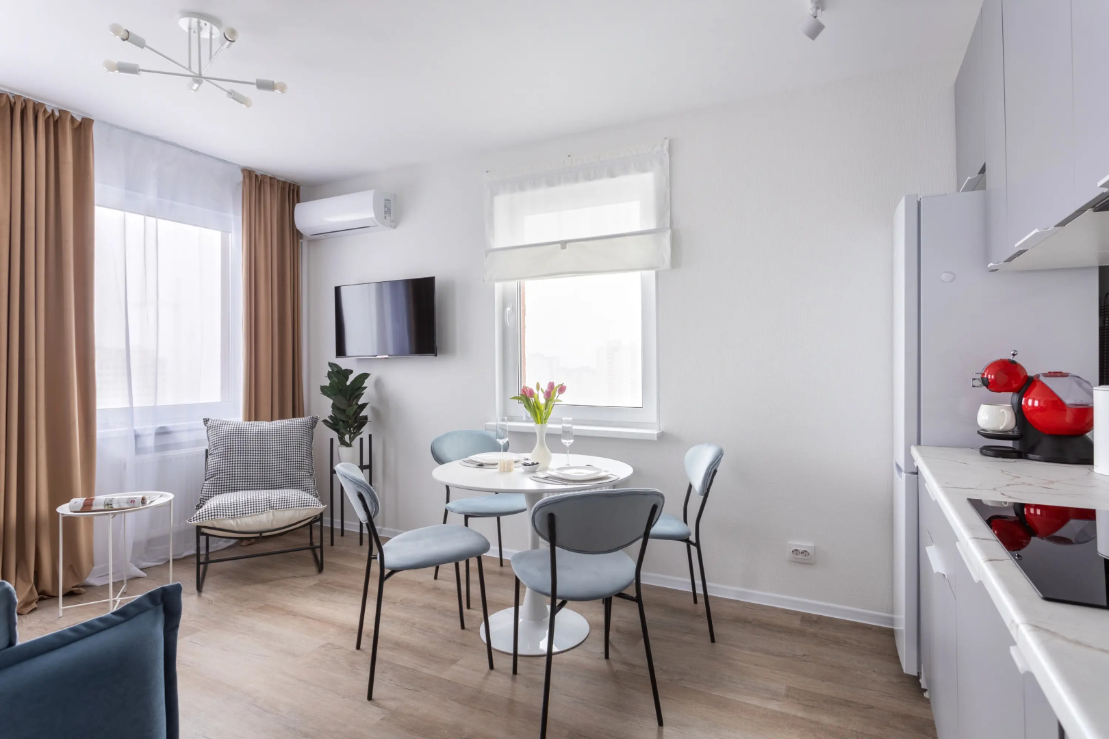 Квартира с кондиционером Закат на Заливе