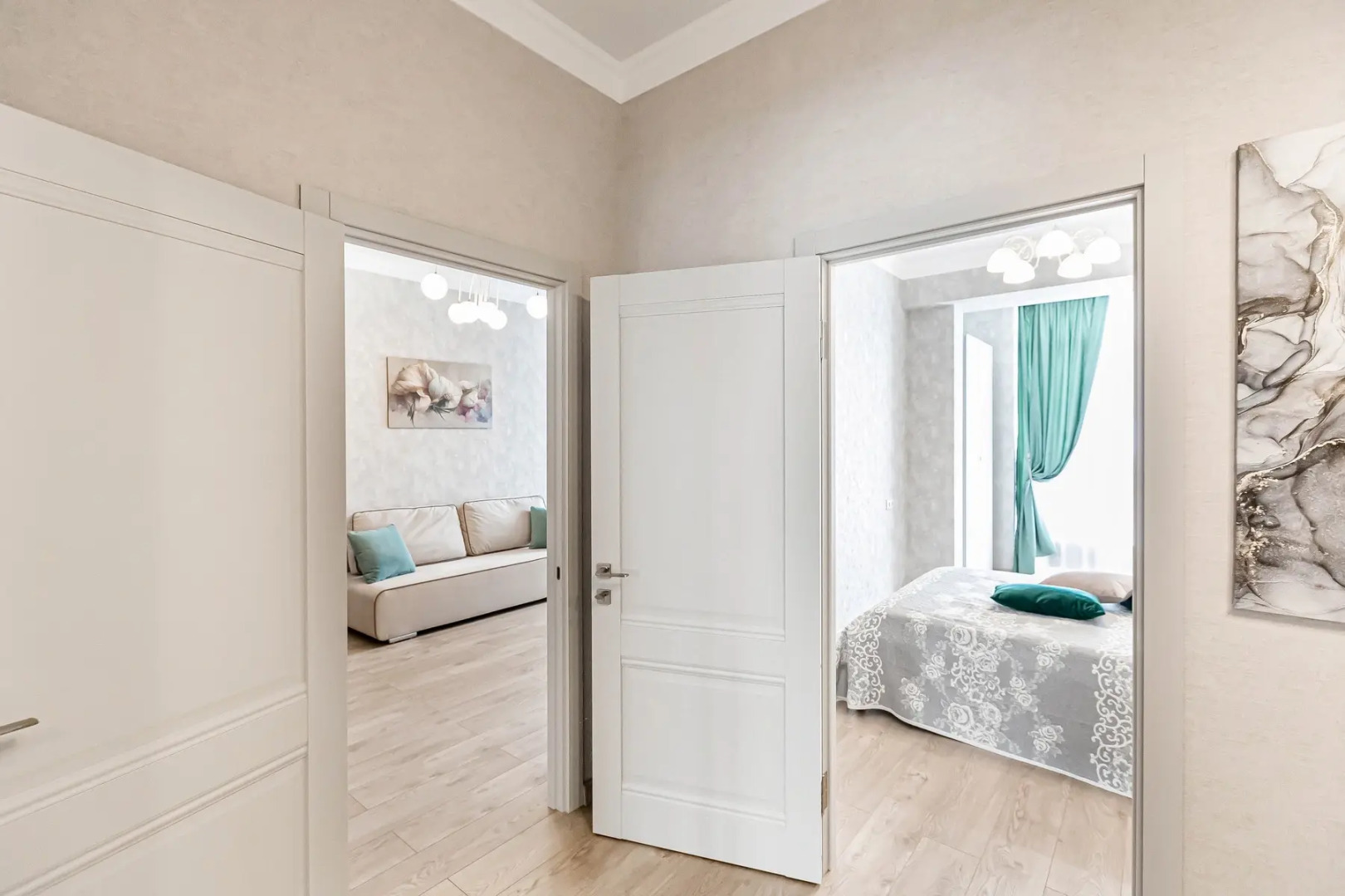 Апартаменты Двухкомнатная квартира у парка