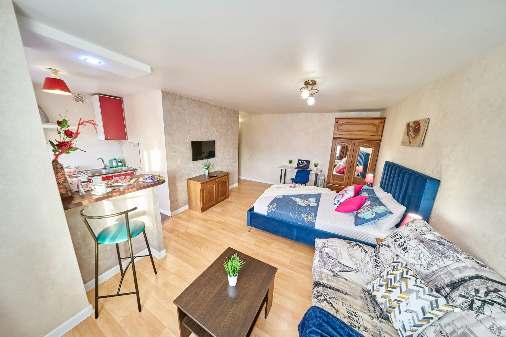 Апартаменты Современные однокомнатные Комфорт класса в самом центре Перми