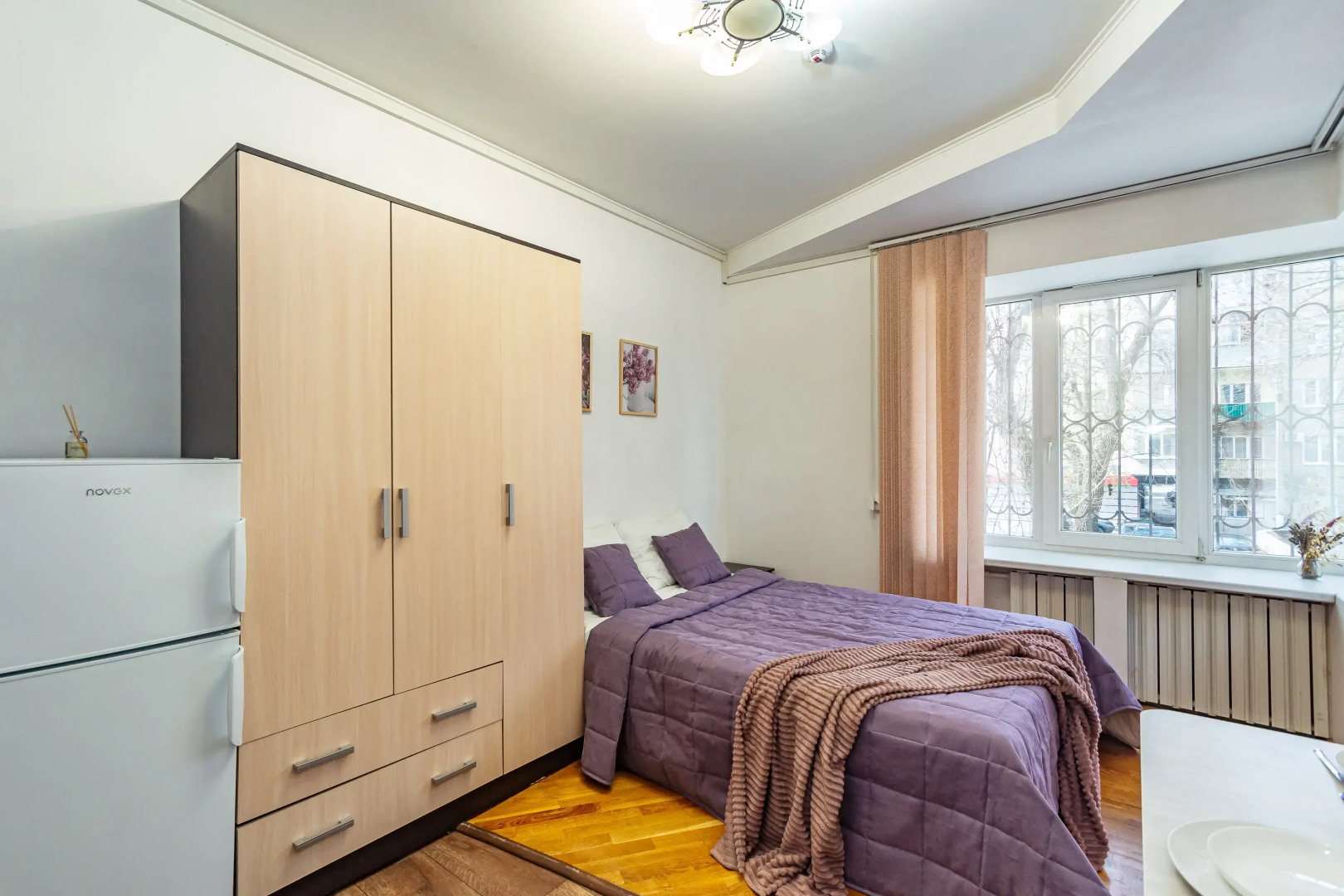 Апартаменты Уютная Студия с Двухместной Кроватью