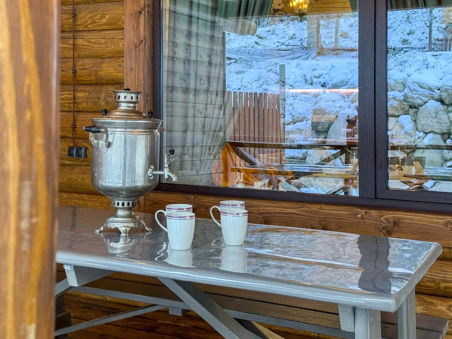 Частный дом У друзей сруб