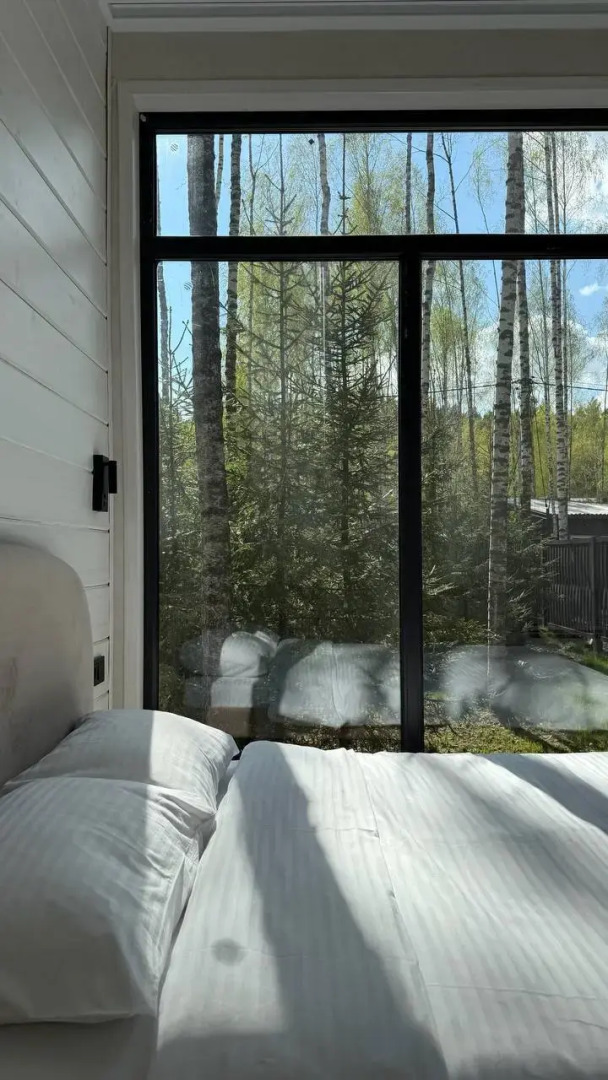 Частный Дом Панорамный В Лесу С Сауной И Чаном