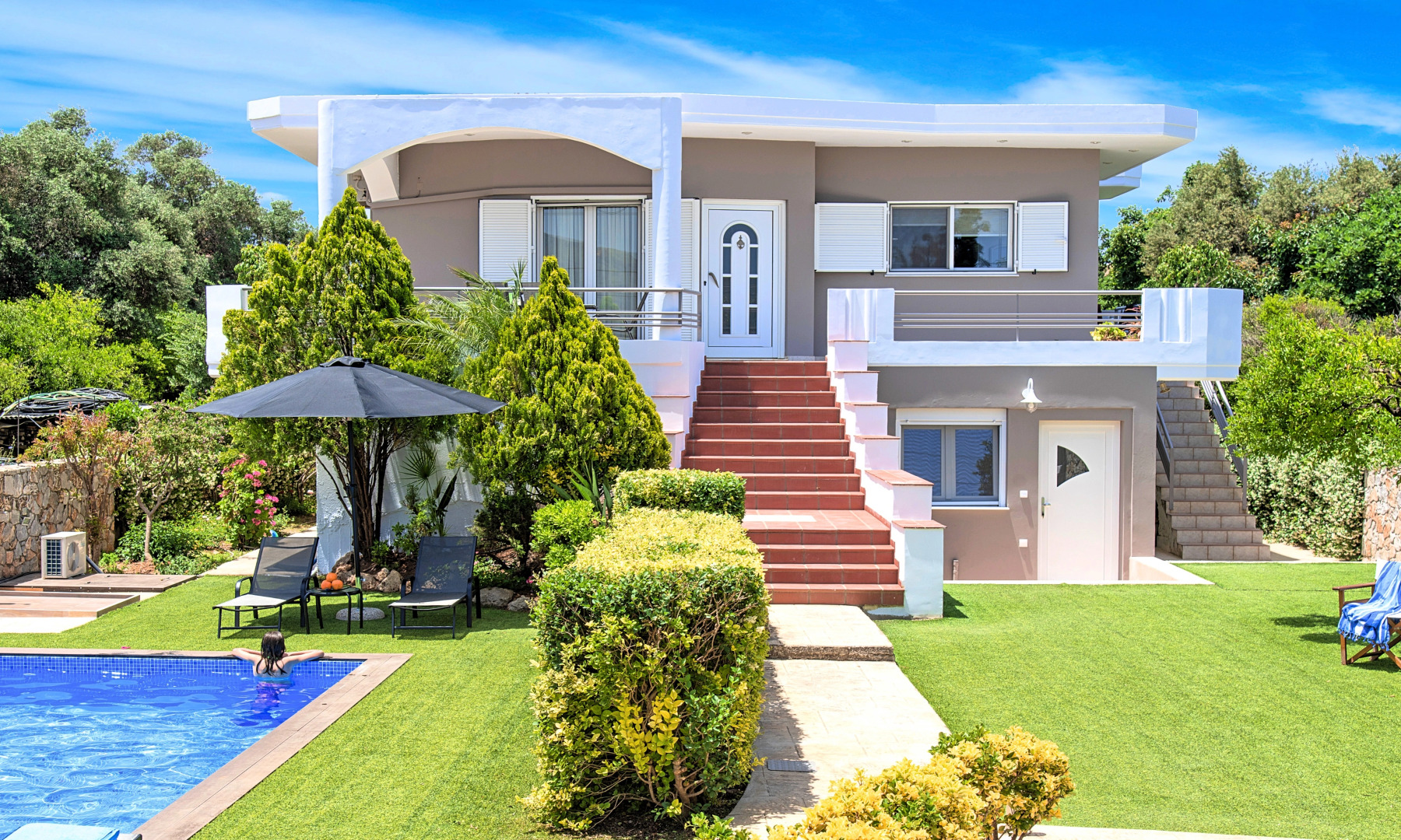 Вилла Chania City Heated Pool