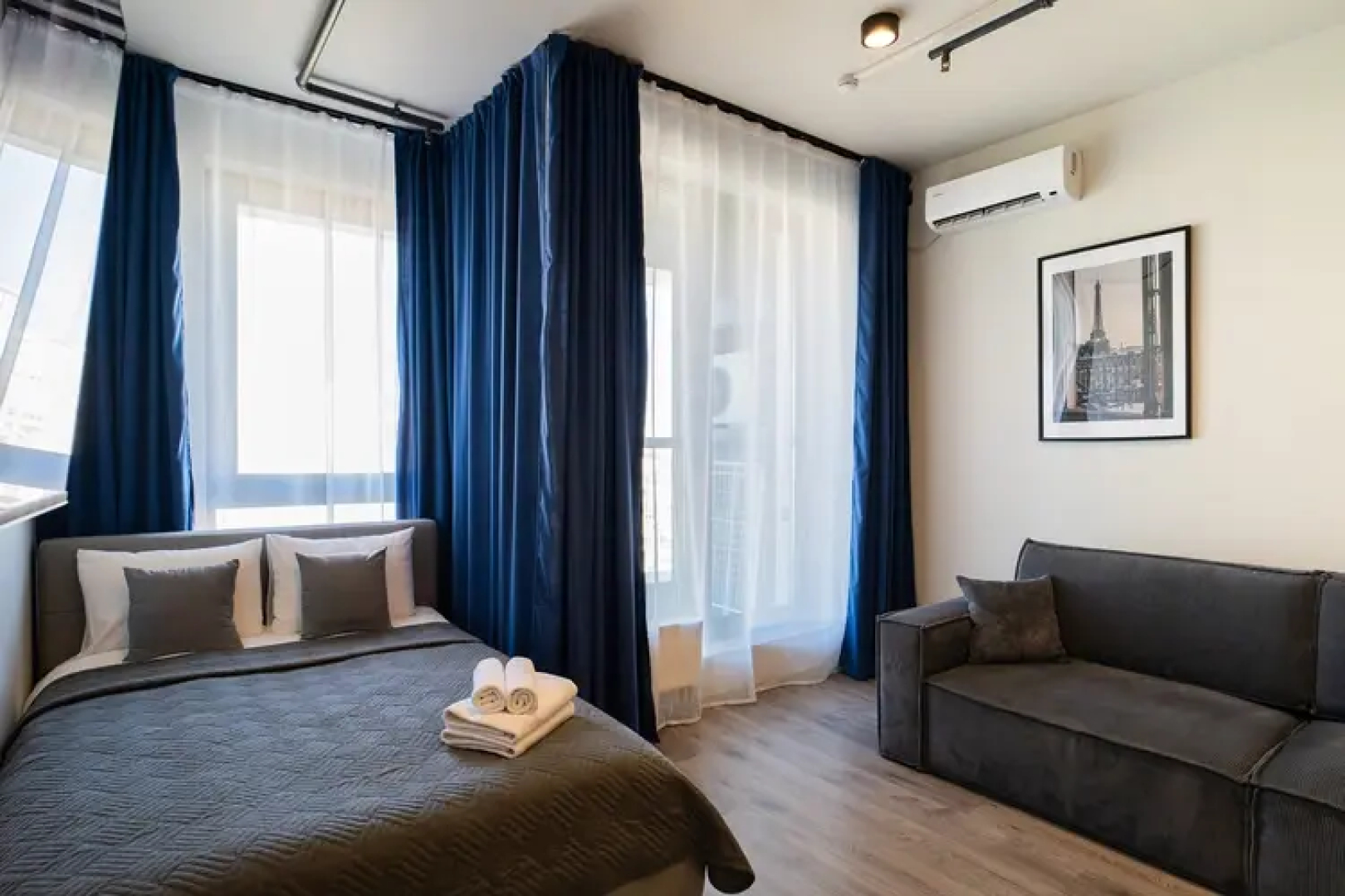 Апартаменты Lalapart Brooklyn четырехместная в ЖК Лайнер