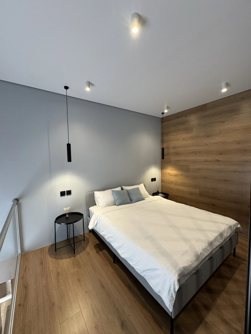 Апартаменты Двухуровневая студия с захватывающим видом на город