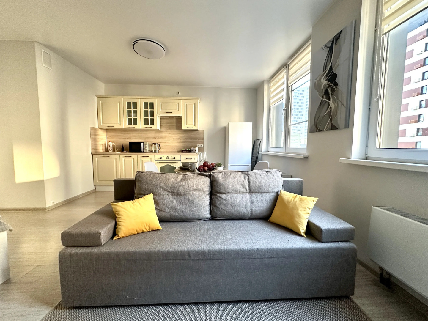 Квартира с дизайнерским ремонтом