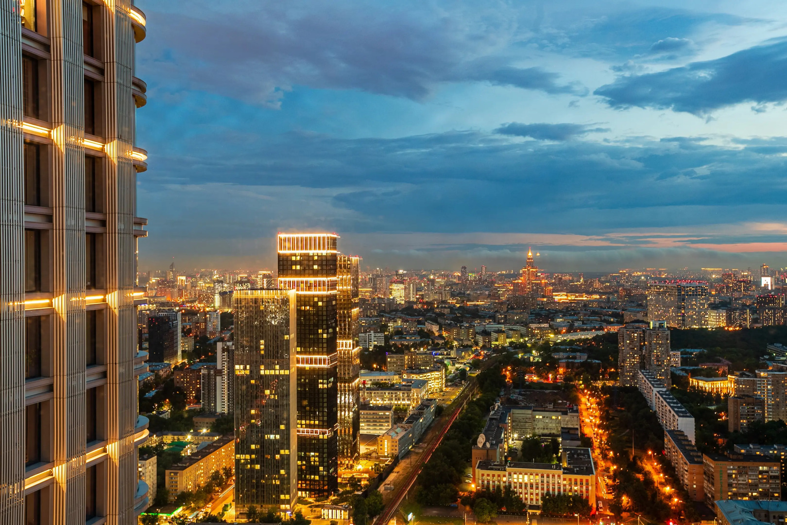 Квартира Бизнес Класс на 52 Этаже с Потрясающим Видом на Москву