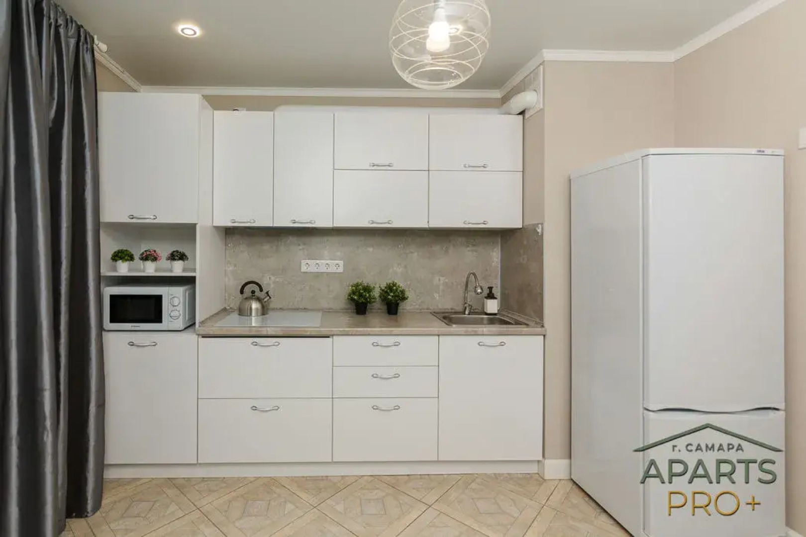 Квартира Aparts Pro Просторная 1-ком в Новом ЖК Сокол на 2 Этаже