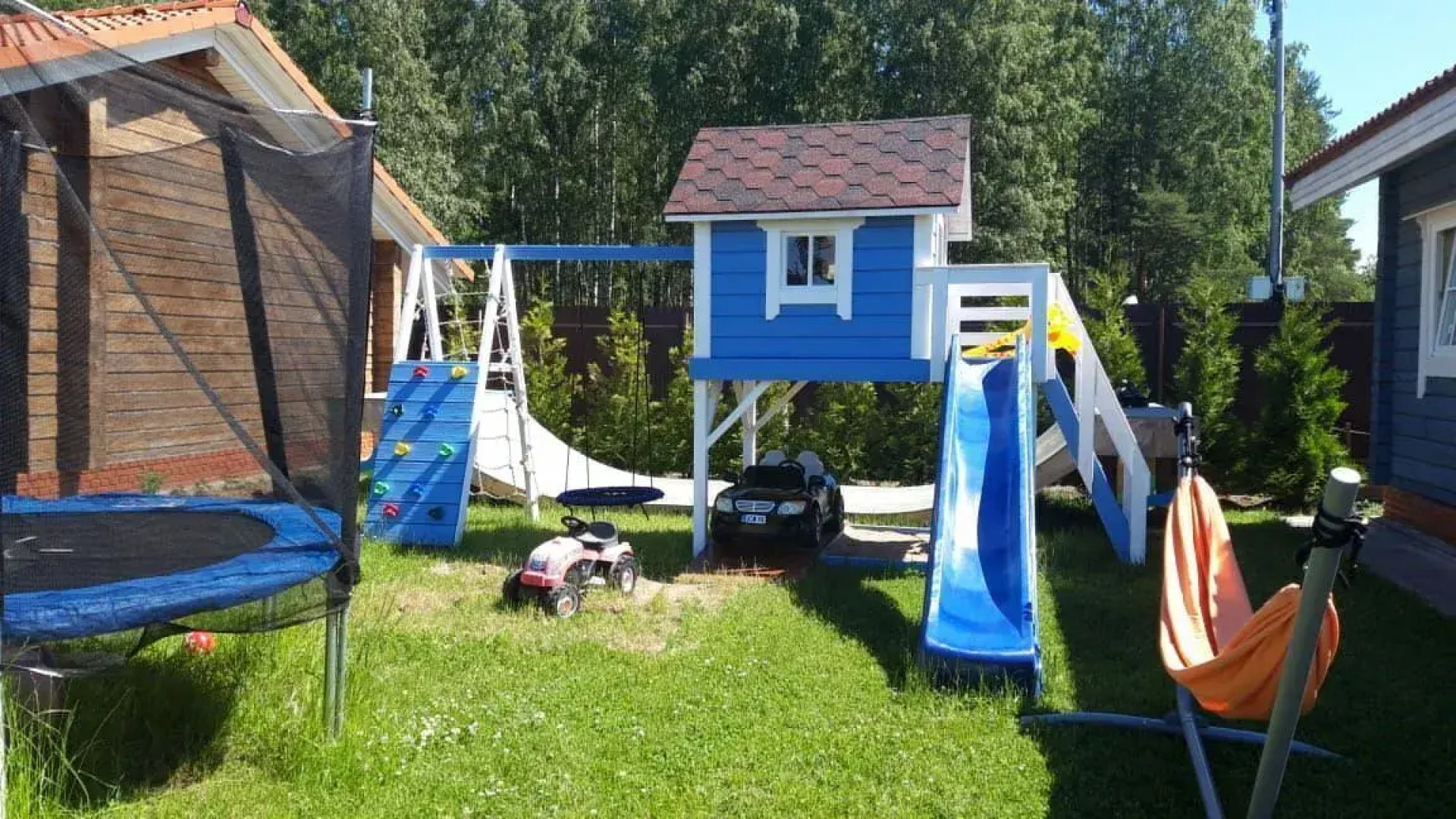 Частный дом загорoдный в финском стиле