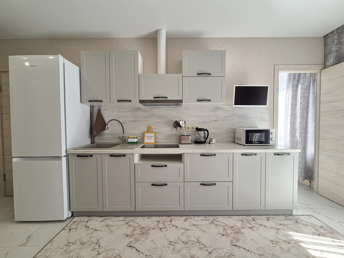 Квартира с Балконом в Одном из Самых Зеленых Районов Сочи