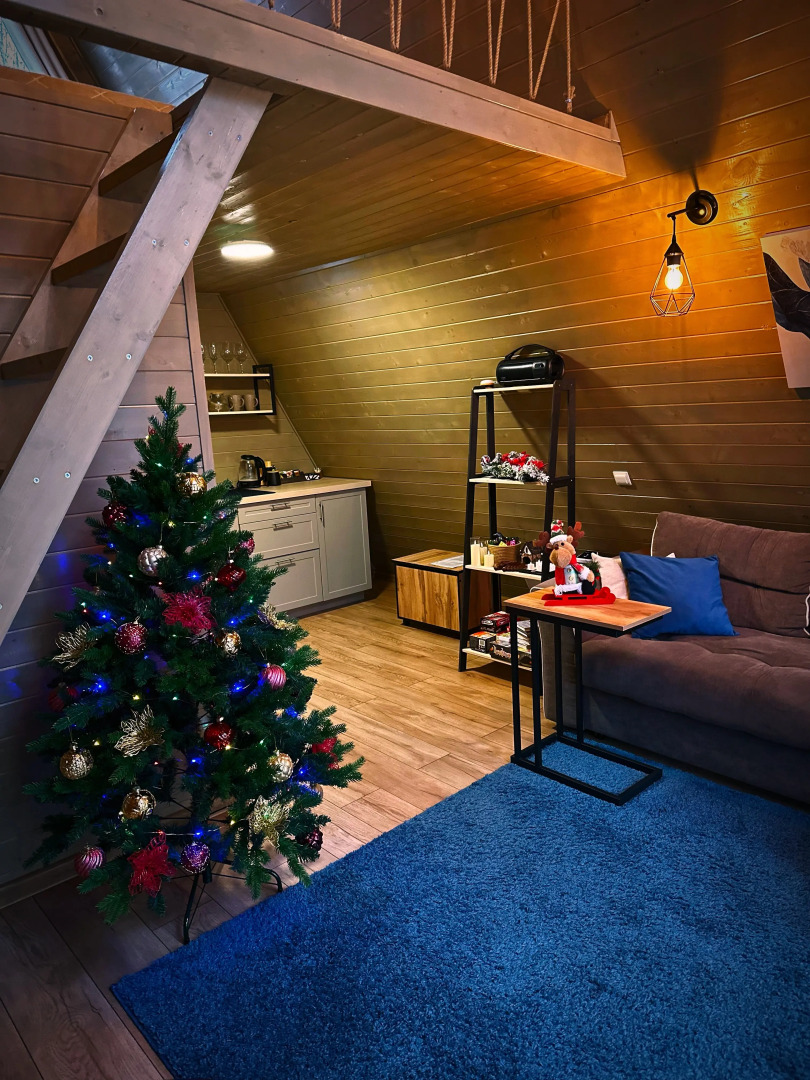 Частный дом А-фрейм Микс