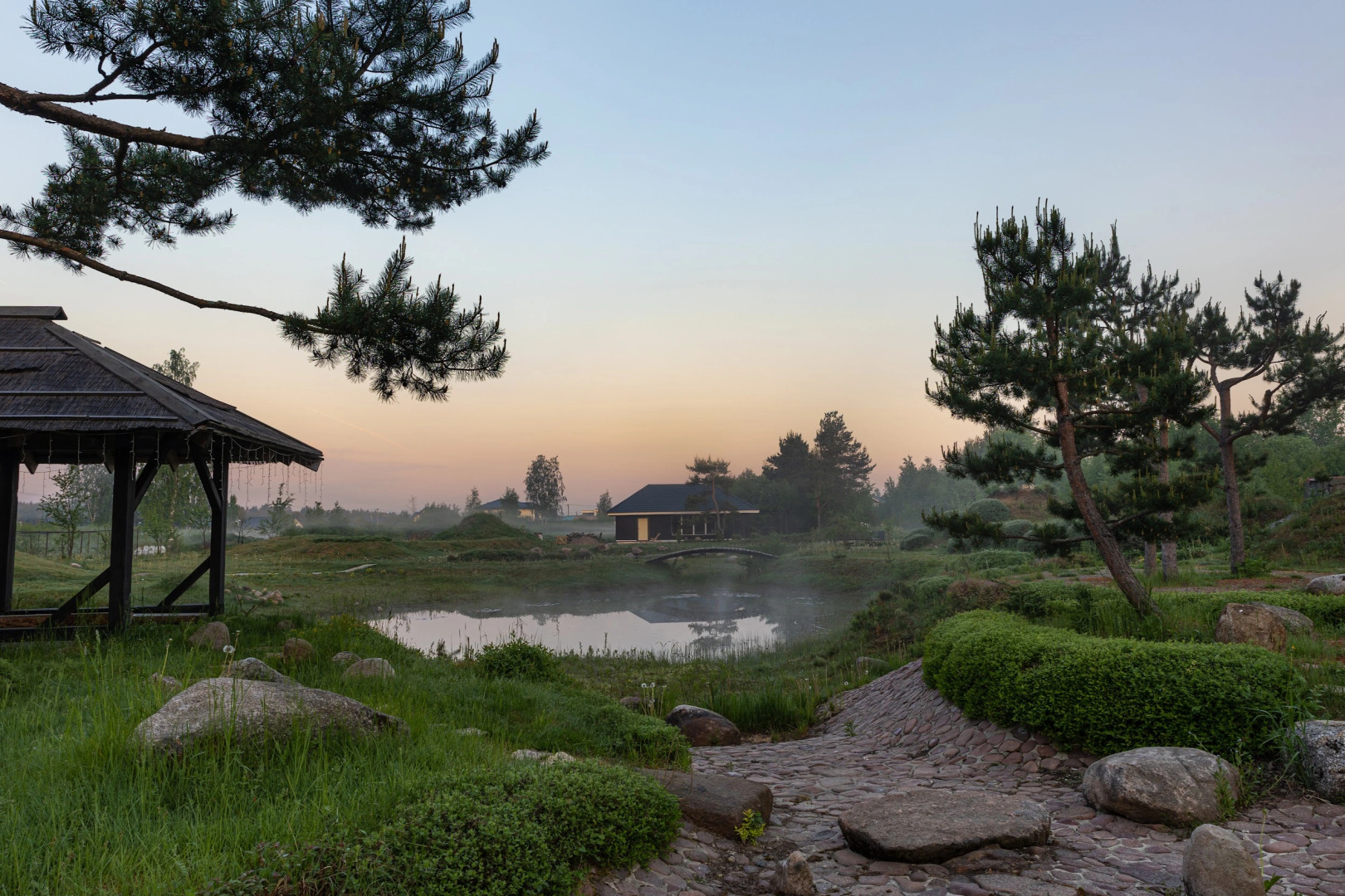 Шале с видом на сад