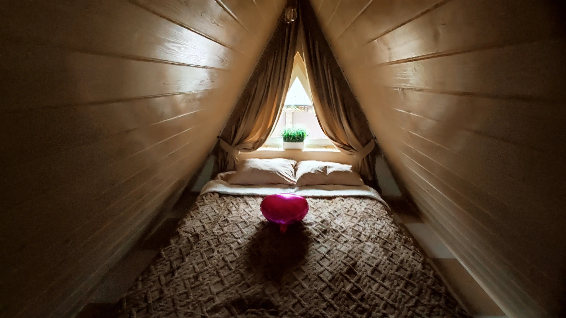 Частный Дом А-фрейм с банным чаном