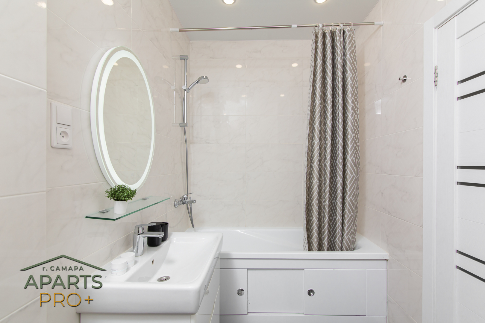 Квартира Aparts Pro Видовая 3-х местная студия с панорамным балконом в ЖК Арго на 12 этаже