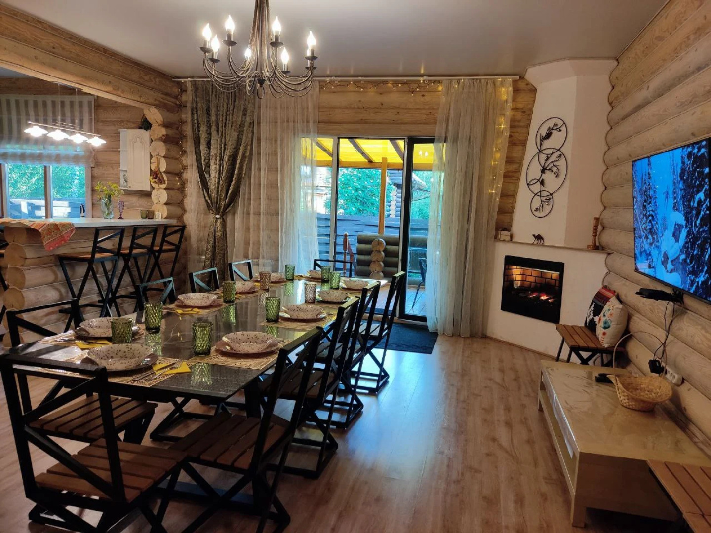 Шале Бревенчатый дом АБЗАКОВО