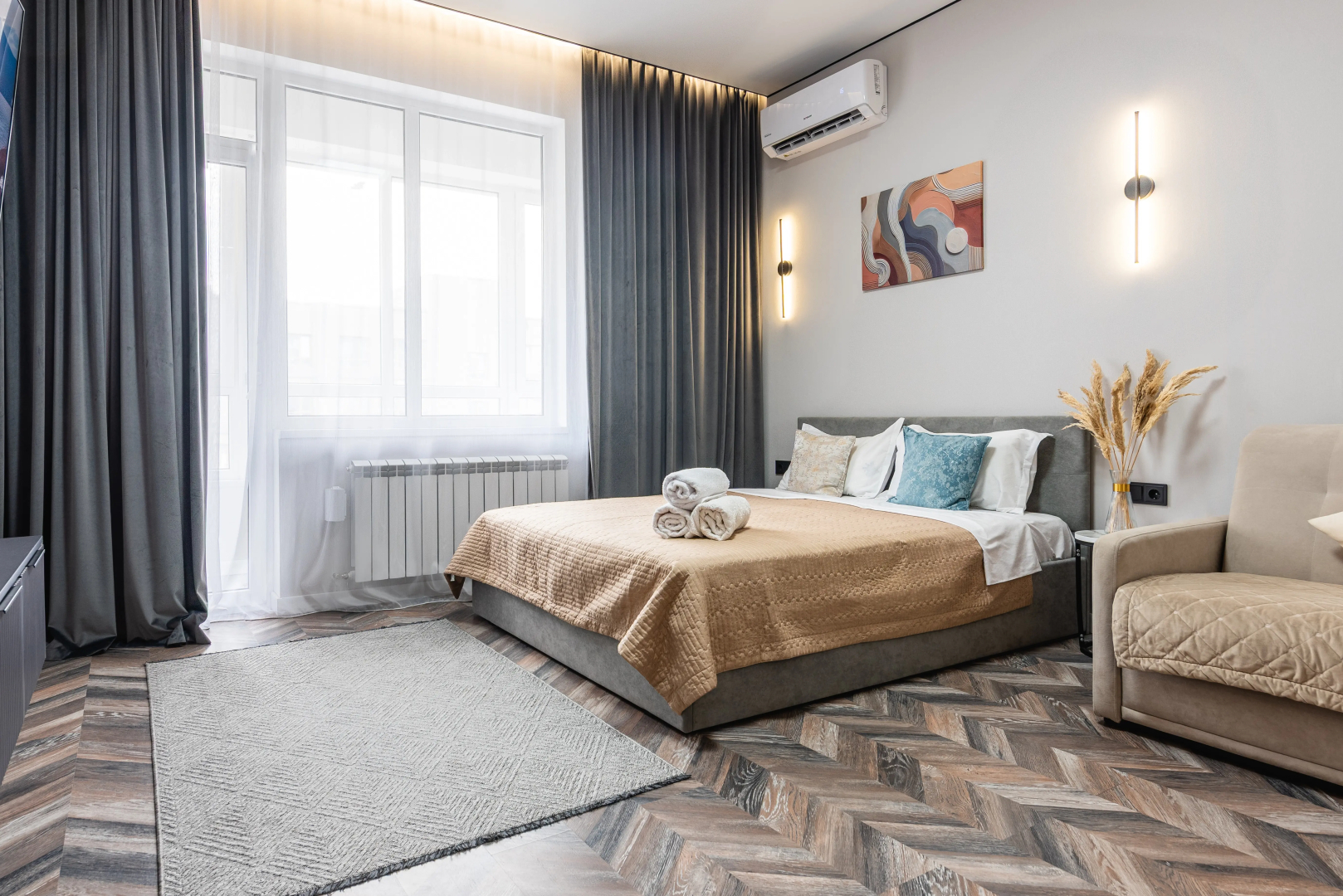 Апартаменты Студия Bounty рядом с ТРЦ Мега Парк (197)