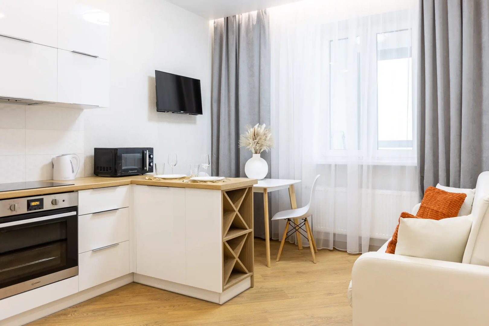 Квартира Дизайнерская Двухкомнатная в Районе Лебяжий