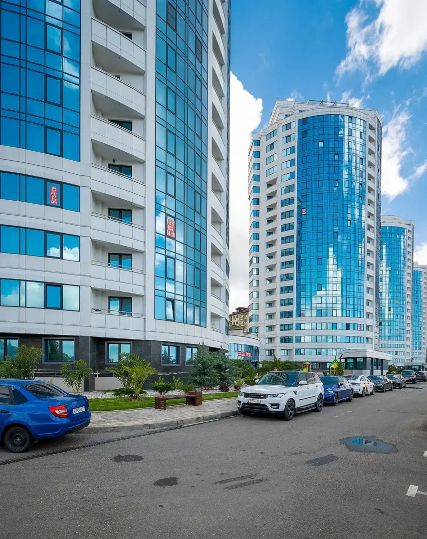 Апартаменты Уютные апартаменты MorskayaSimfonya-2 с панорамой на море с бассейном на территории ЖК