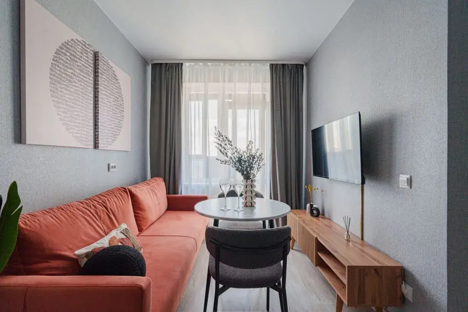 Квартира формата евродвушки с дизайнерским ремонтом