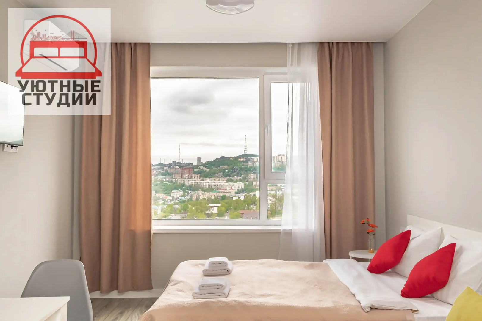 Уютная студия 3 на Стрелковой