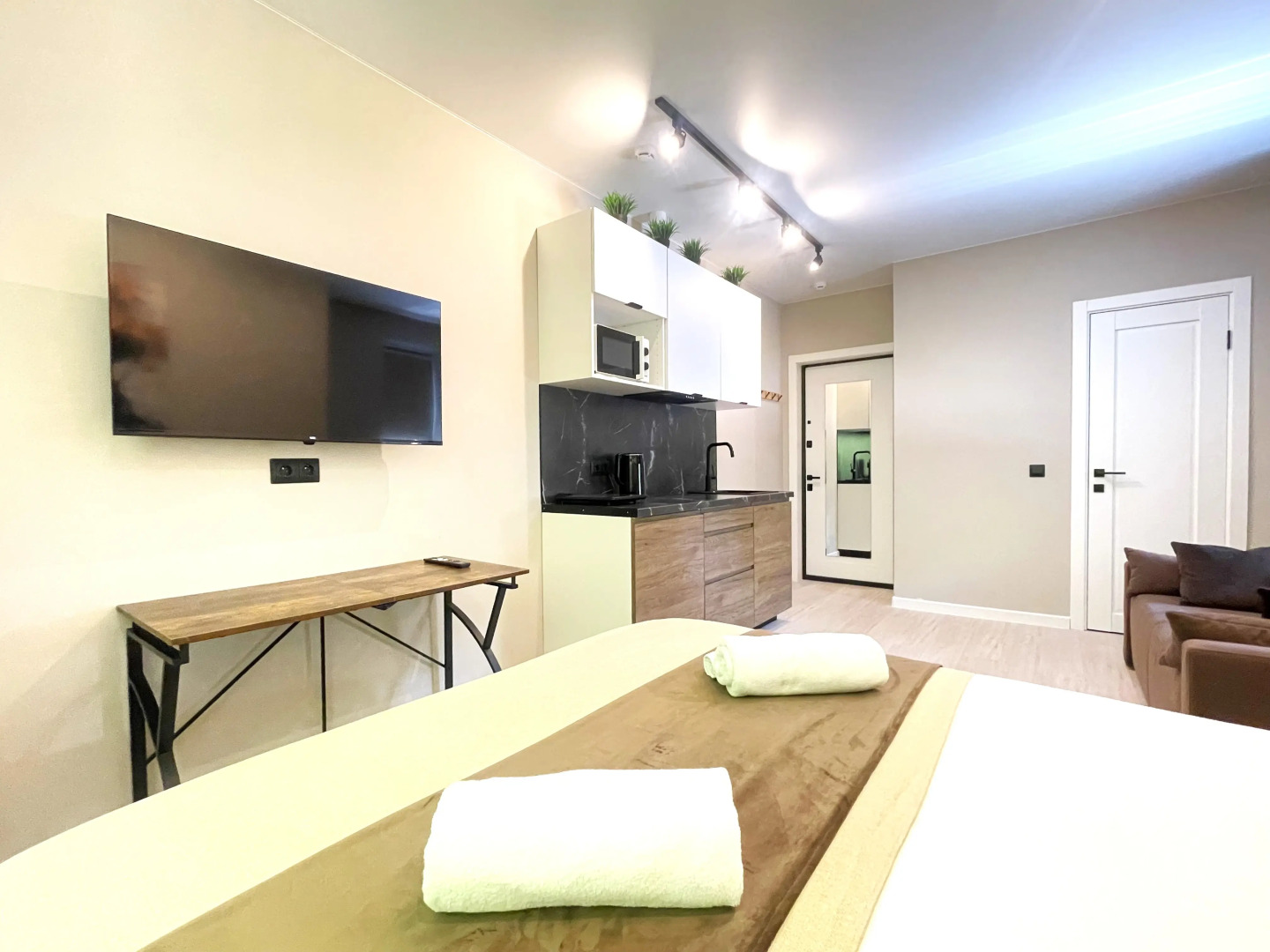 Апартаменты с видом на сосновый парк рядом с морем