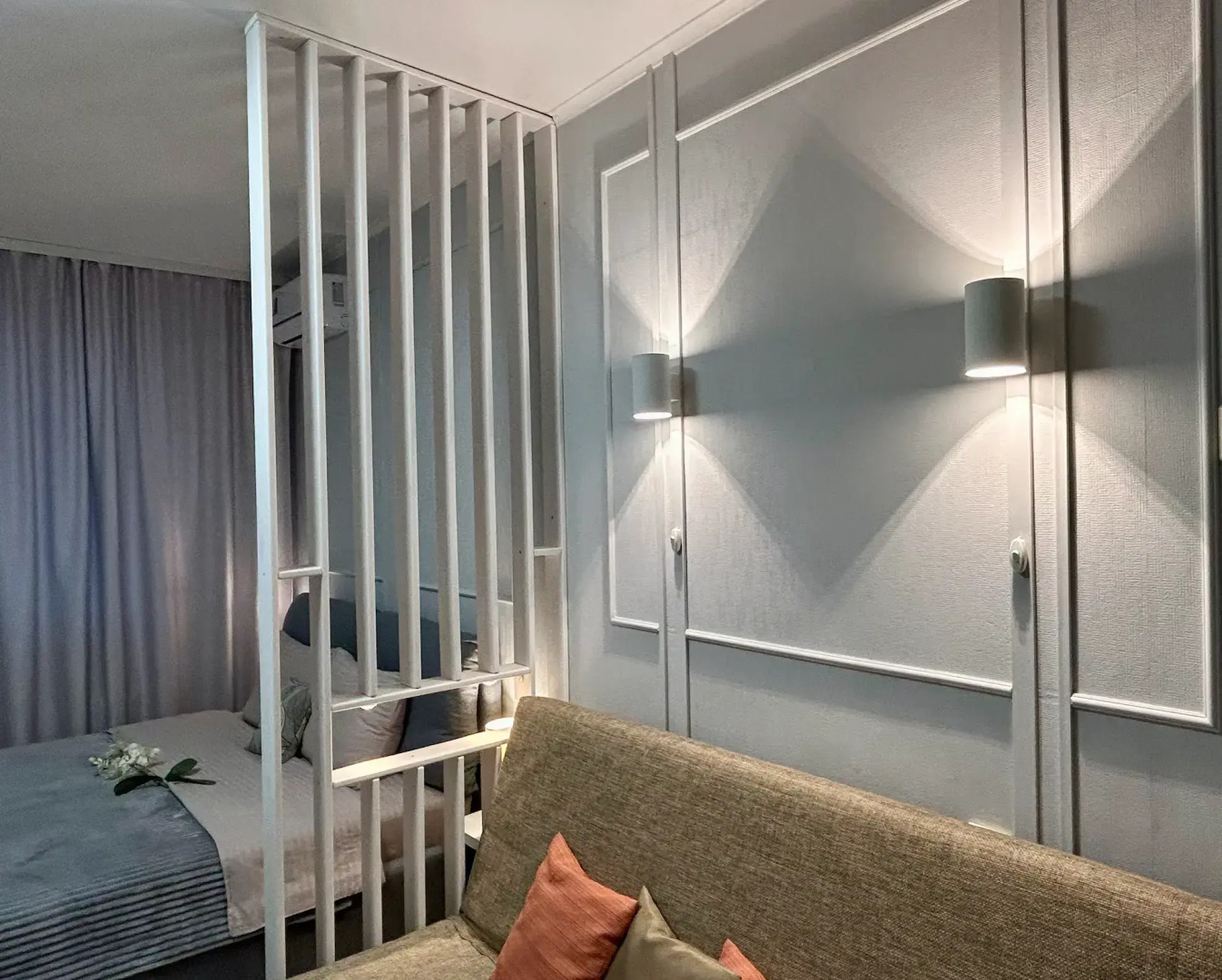 Апартаменты Акварели двухкомнатные рядом с ТЦ Июнь