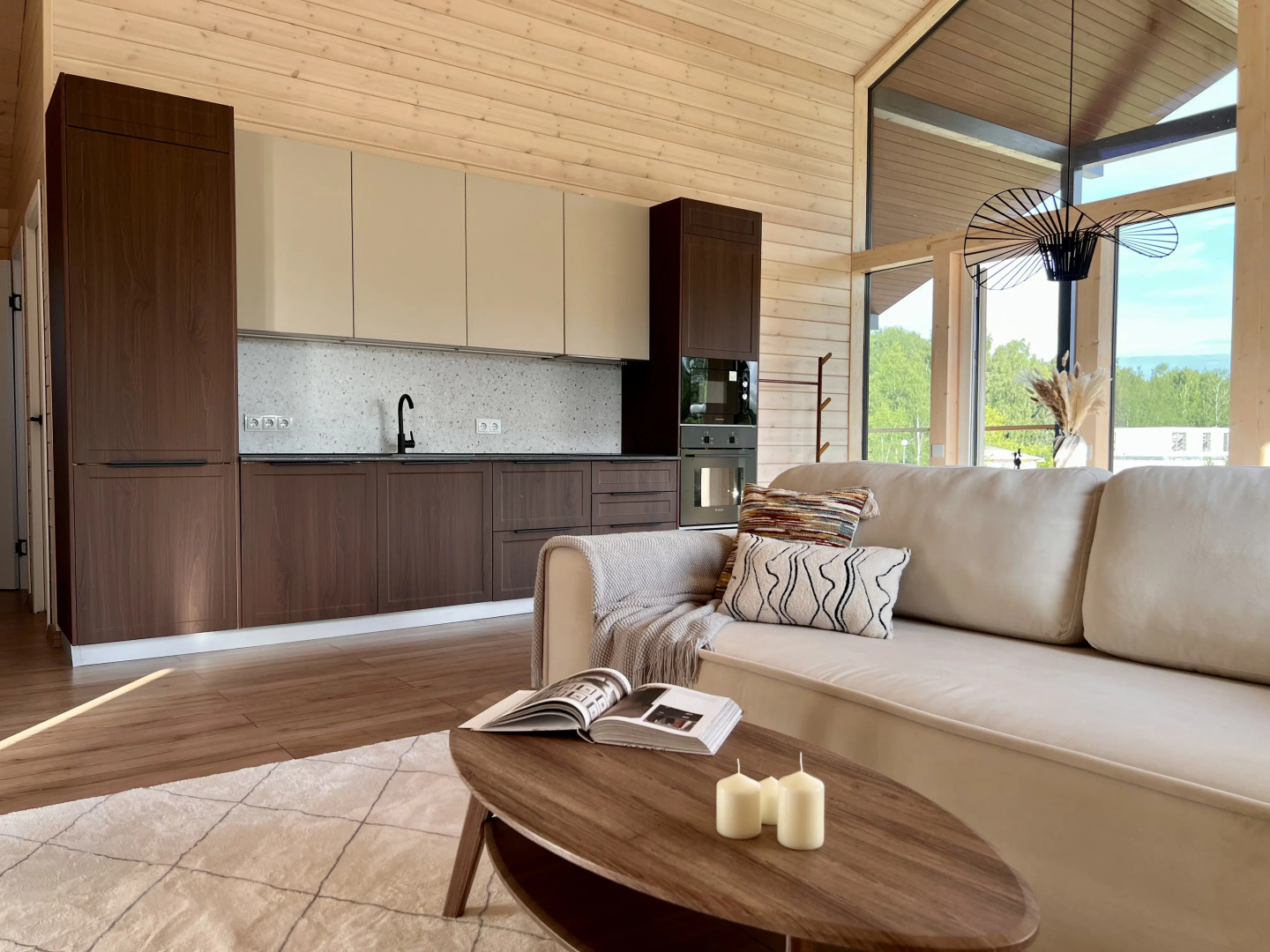 Частный дом Побег из города, коттедж на 6 человек с сауной и камином