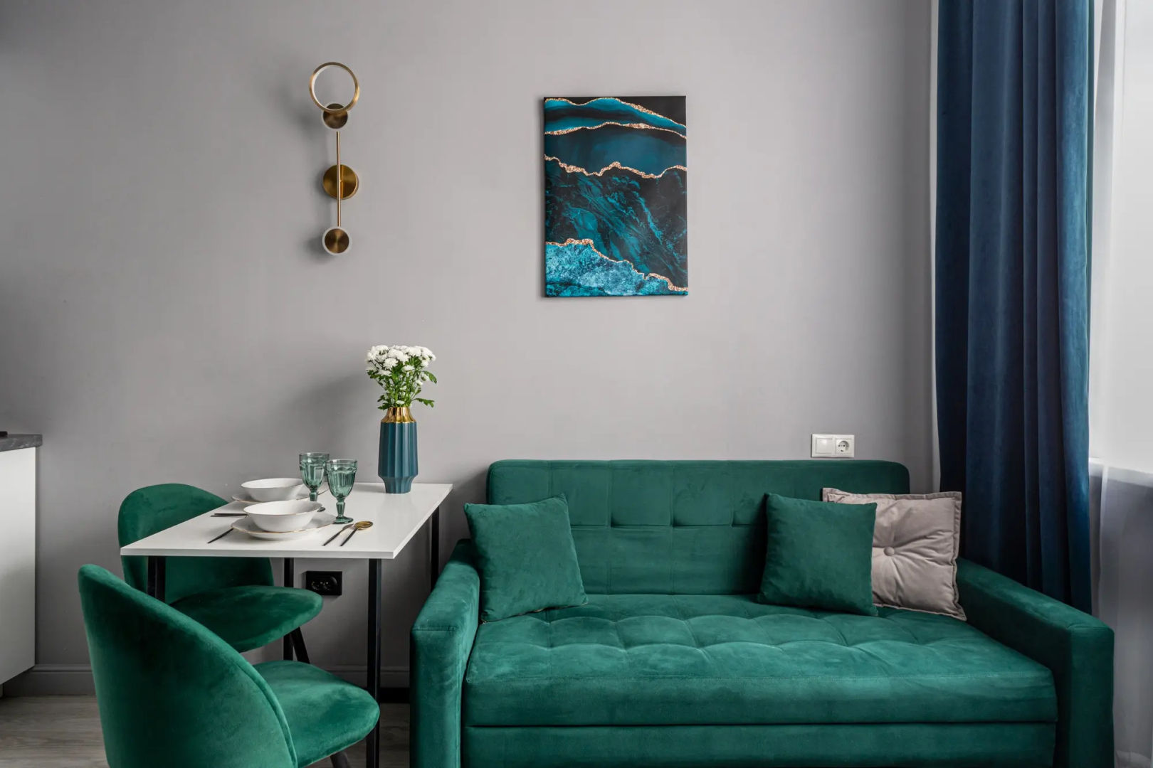 Квартира Студия Emerald Room у МЦД Вешняки