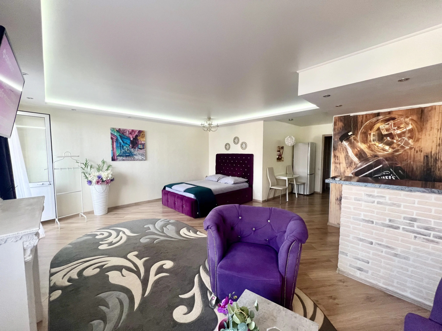 Апартаменты Студия Люкс с Джакузи