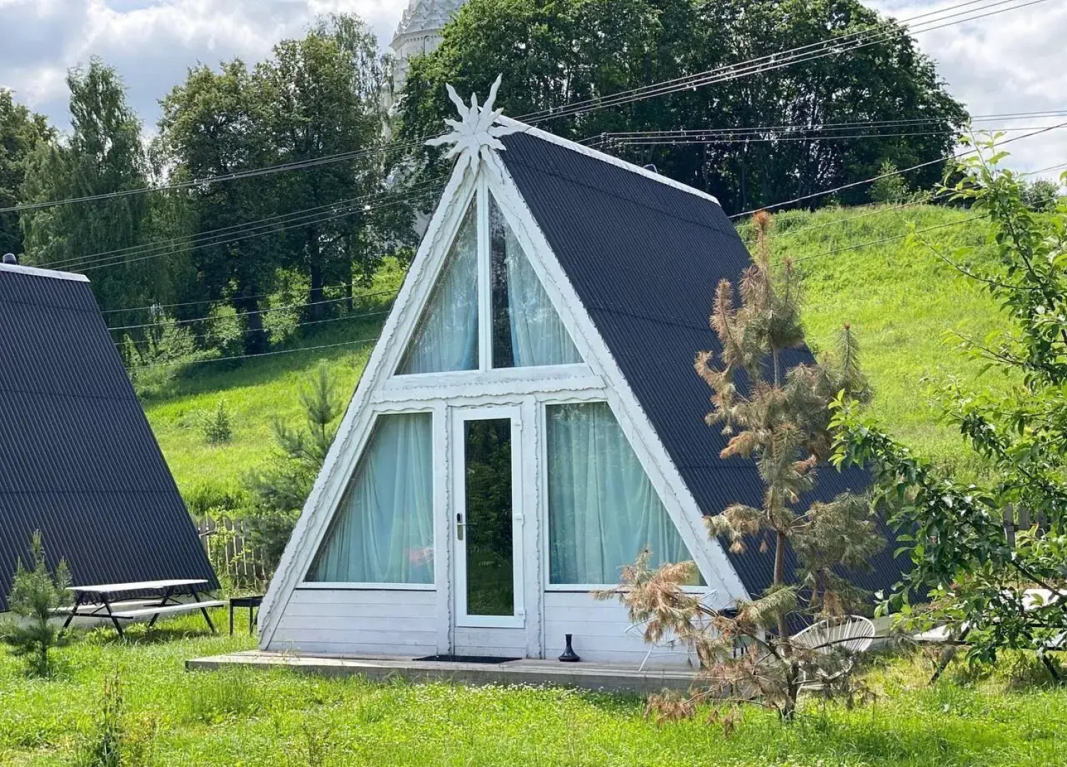 Частный дом Уютный домик A-Frame 2