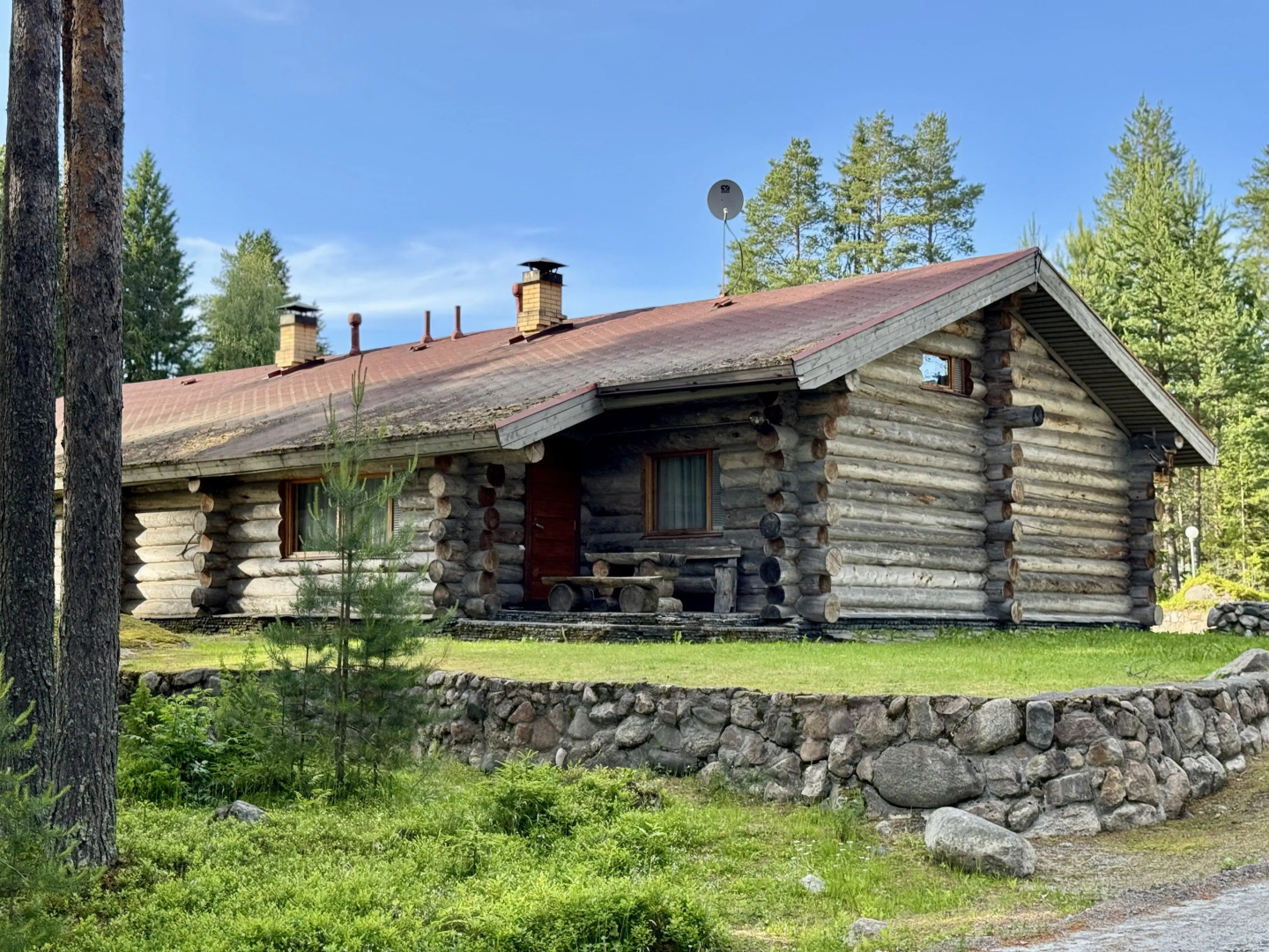 Коттедж Карелия Медвежка Комфорт с Видом на Озеро