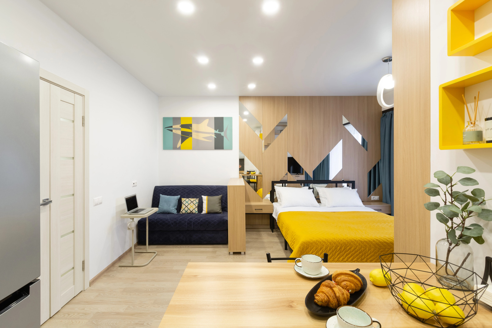 Квартира Студия с Панорамным Остеклением в Элитном ЖК Ocean City Пушкинская 265