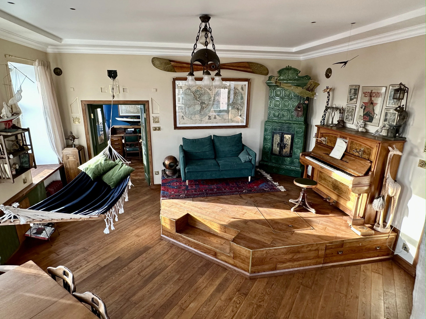 Квартира Уникальная Историческая Квартира с Панорамным Видом на Фонтанку