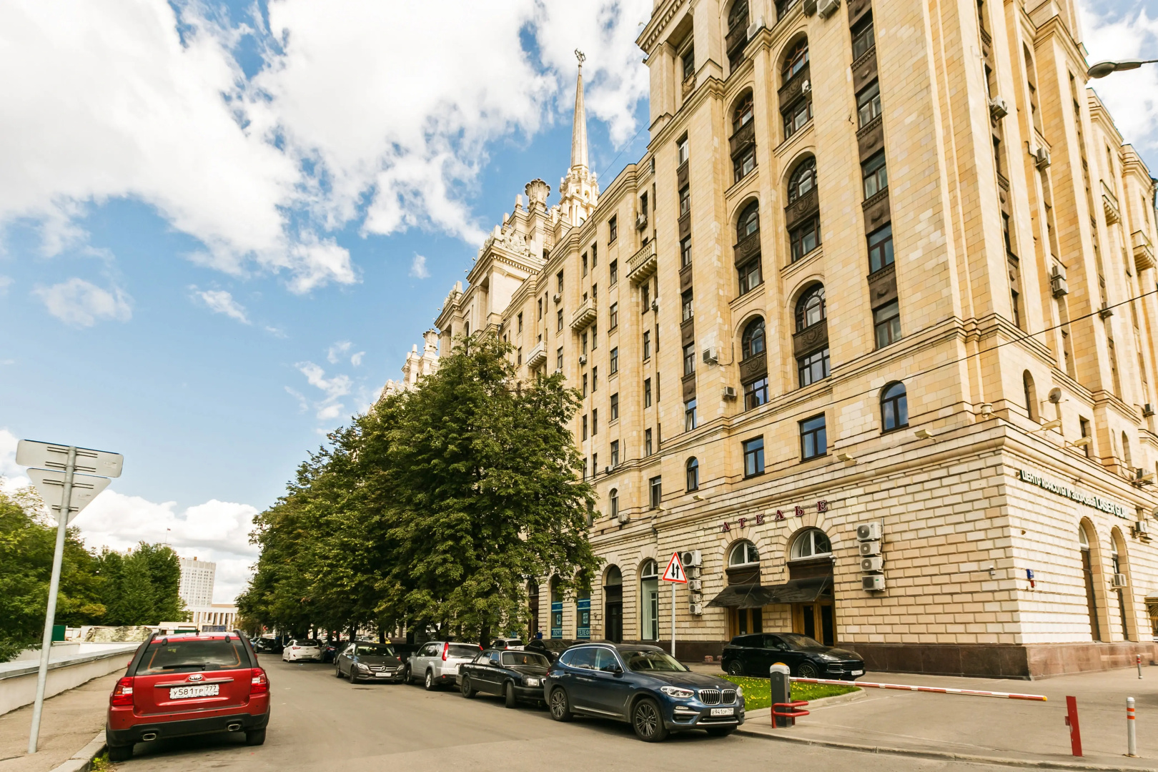 Historical tower on Kutuzovsky