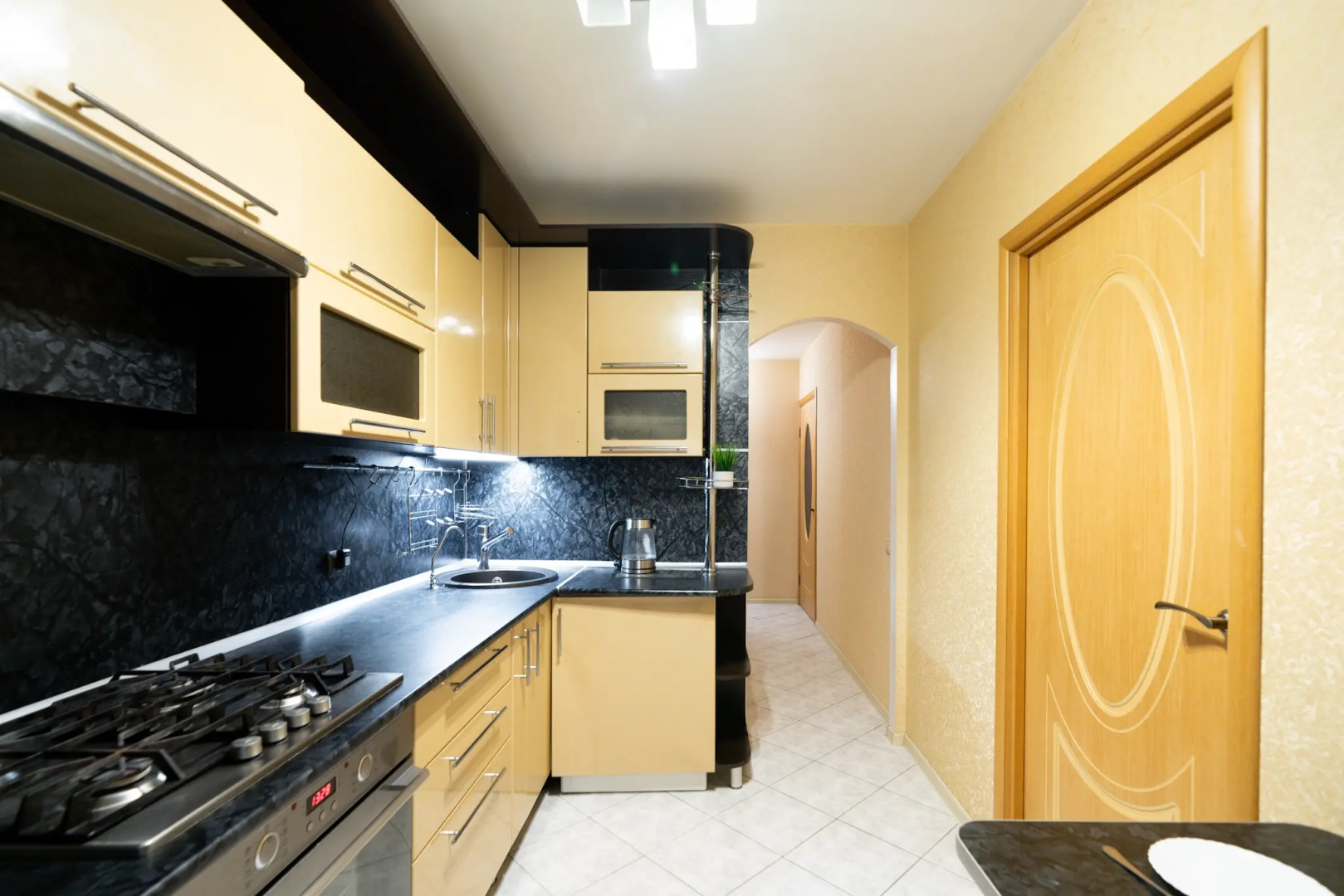 Квартира Стильная двухкомнатная квартира Natali apart на метро Зюзино