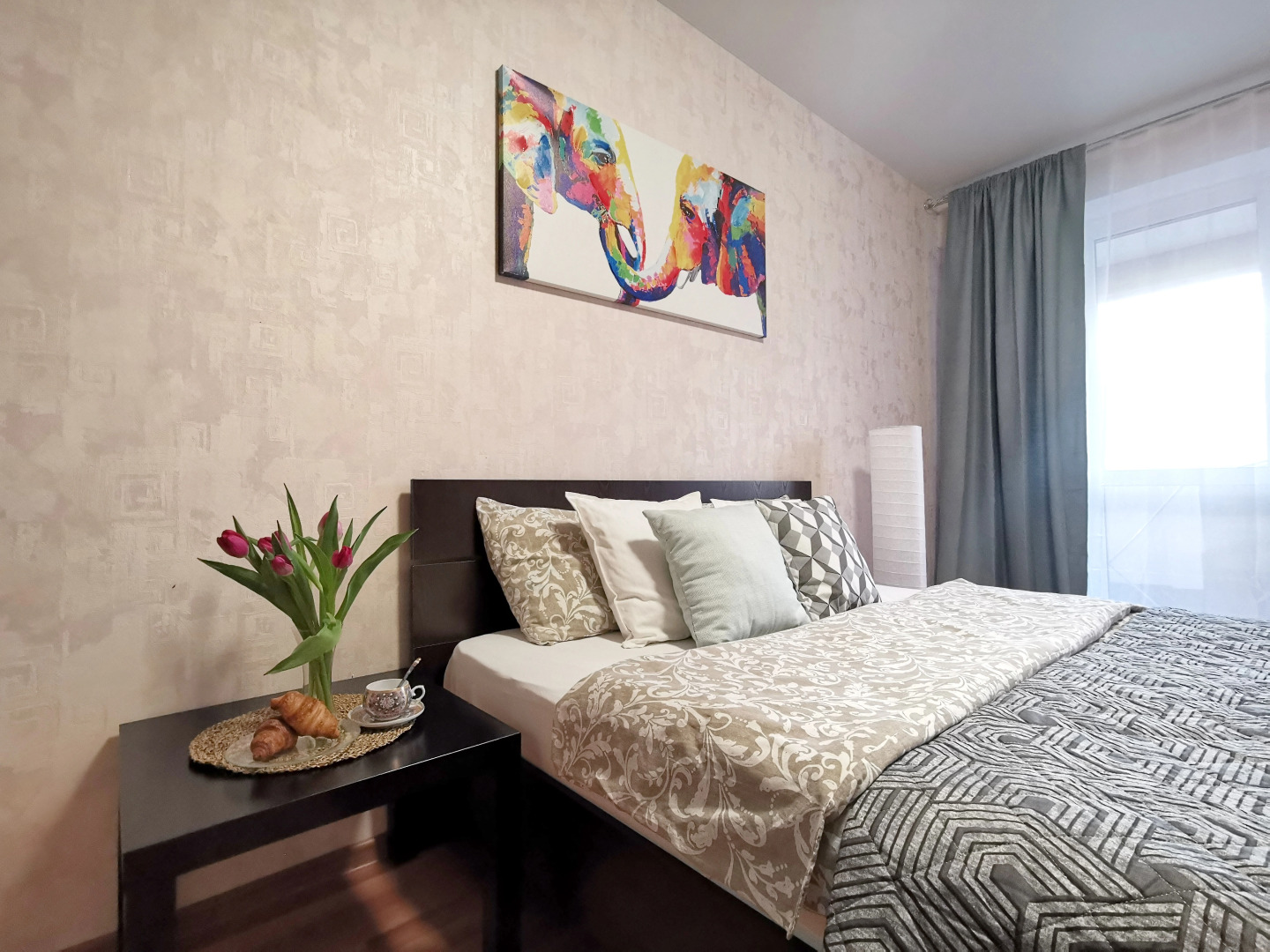 Апартаменты Уютная с видом на Волгу