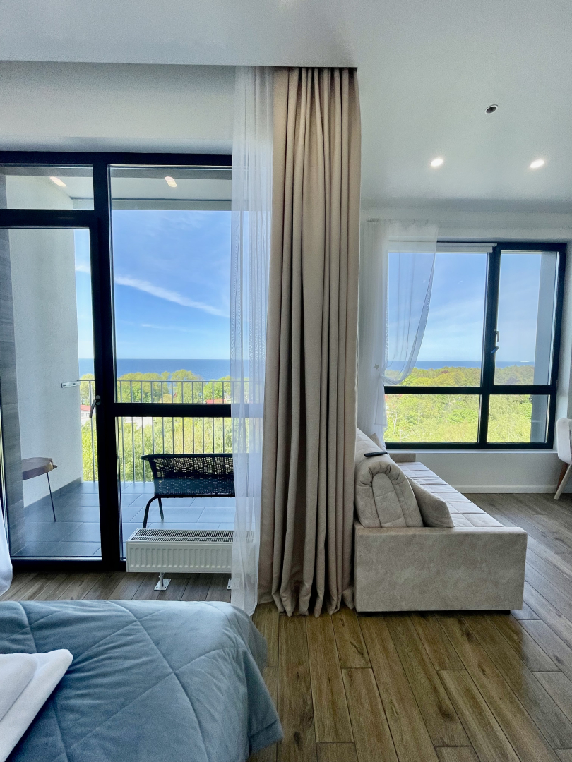 Апартаменты с видом на море на 10 этаже в комплексе Кристалл & Балтик-SPA